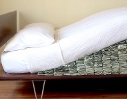 hoarding money